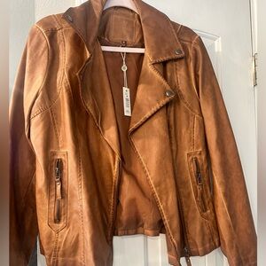 Max Studio leather jacket